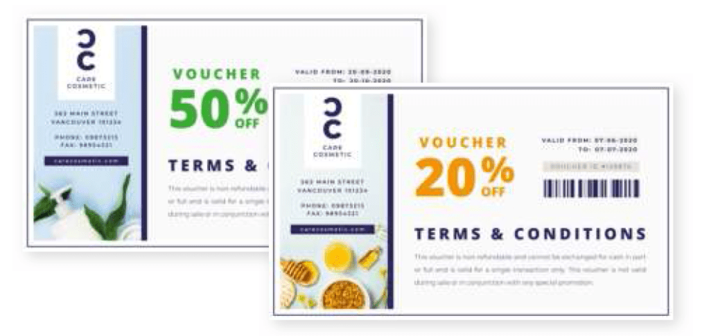 Ваучери за отстъпка