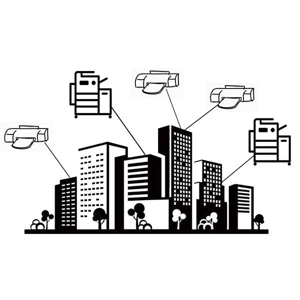 Предимства на Axess Managed Print Services (MPS) е система за отдалечено наблюдение