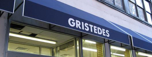 Табела на магазин Gristades в Манхатън