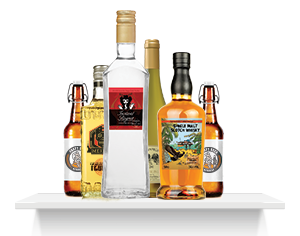 Цветни етикети с бял тонер при алкохолните напитки