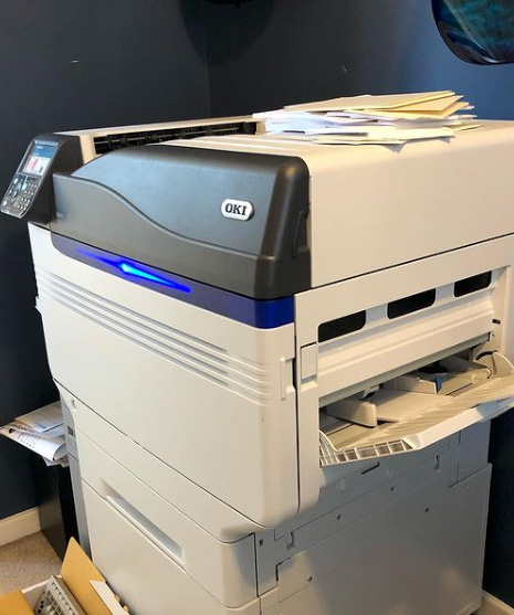 Принтер OKI Pro9542 с бял тонер