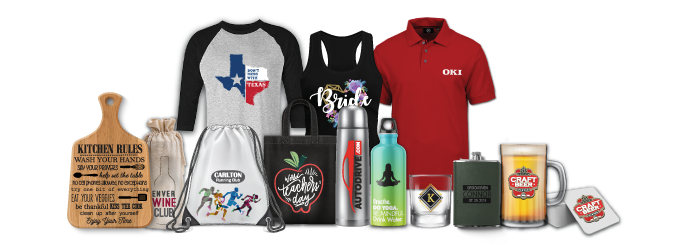 Тениски, чанти, дъски за рязане, чаши, термоси, бутилки и други, брандирани с термотрансфер с графичния принтер на OKI Pro9541WT