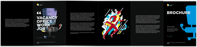 Брошури, разпечатани със система за принтиране на пликове на OKI Pro9541 и Pro9542