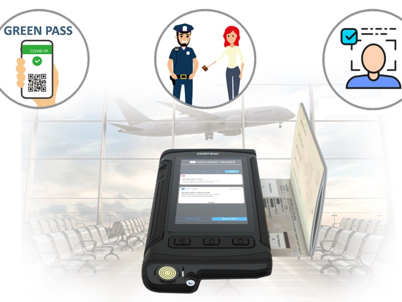 Четец и скенер на хартиени и електронни документи за самоличност и биометрични данни ID RANGER на&nbsp;CUSTOM