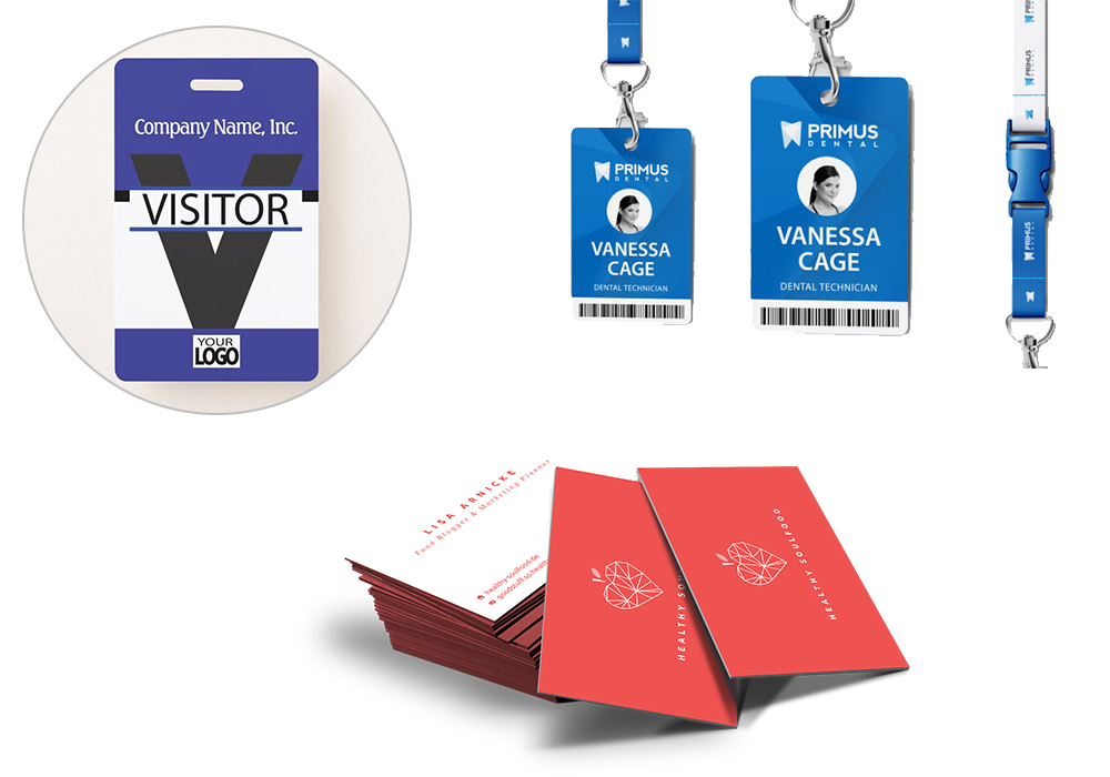 ID етикети със снимки | Посетителски бадж | Визитки