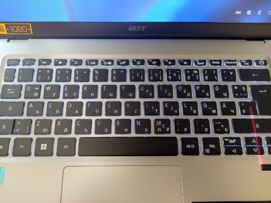 Лазерно гравирана клавиатура