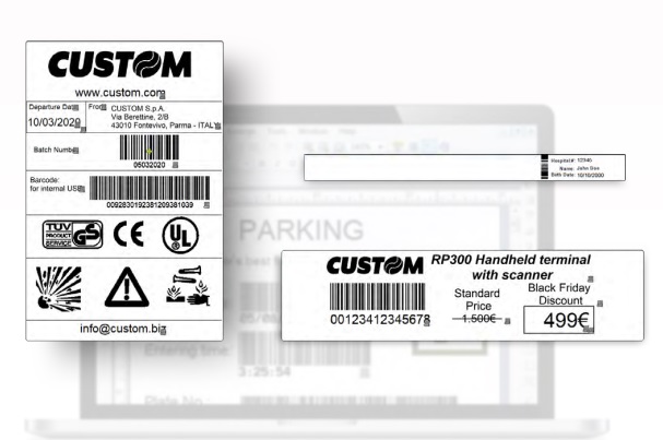 Характеристики на принтери Custom D4