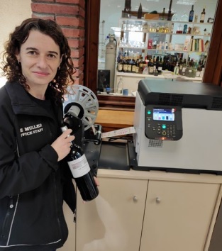 Принтер Pro1050 на OKI инсталиран във винарната De Muller