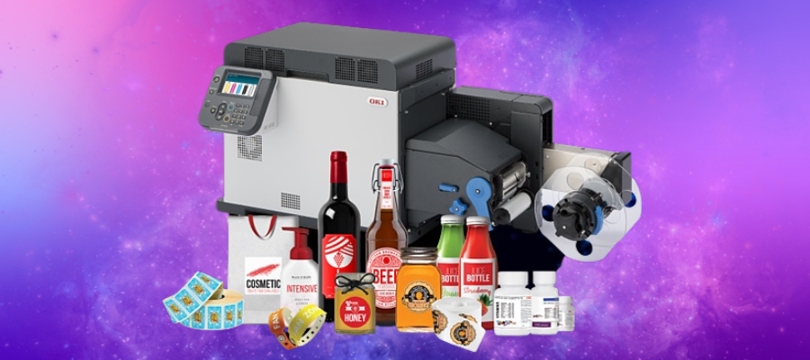 Впечатлете клиентите си с печат на етикети в пет цвята с OKI Pro1050, дори и за малки тиражи!