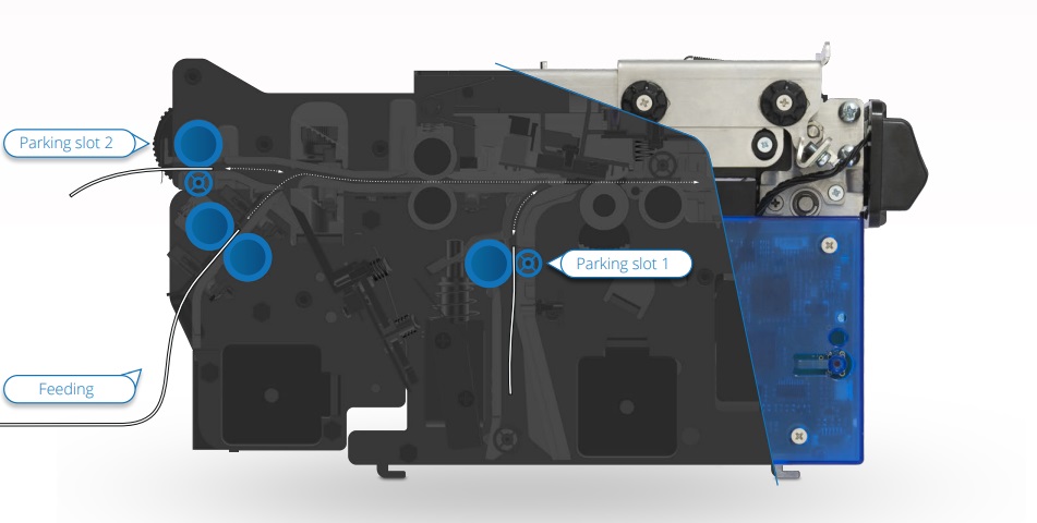 Паркинг слот 1 и паркинг слот 2 на PP54 EVO на Custom