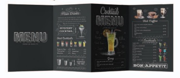 Меню, оптечатано на цветния принтер OKI Pro9642