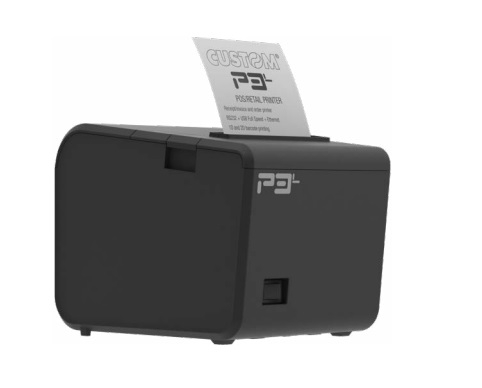 POS принтер P3L на CUSTOM за разписки и бележки