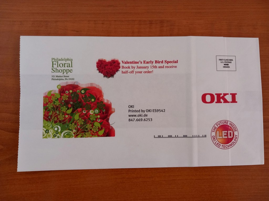 Цветен печат върху хартиен плик със серията Pro9