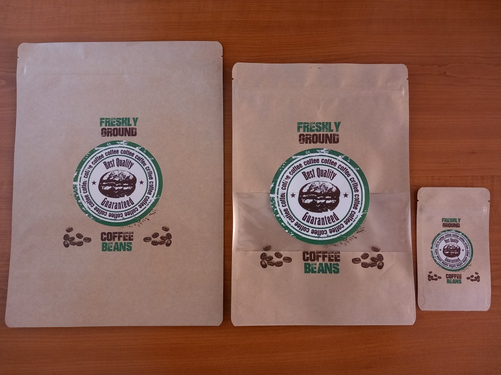 Печат върху дойпак опаковки в различни размери