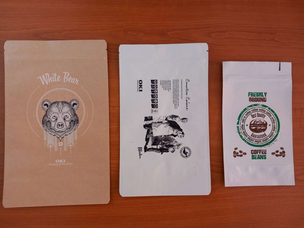 Печат върху различни дойпак опаковки със серията на OKI - Pro9