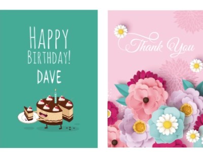 Персонализирани поздравителни картички за различни&nbsp;поводи