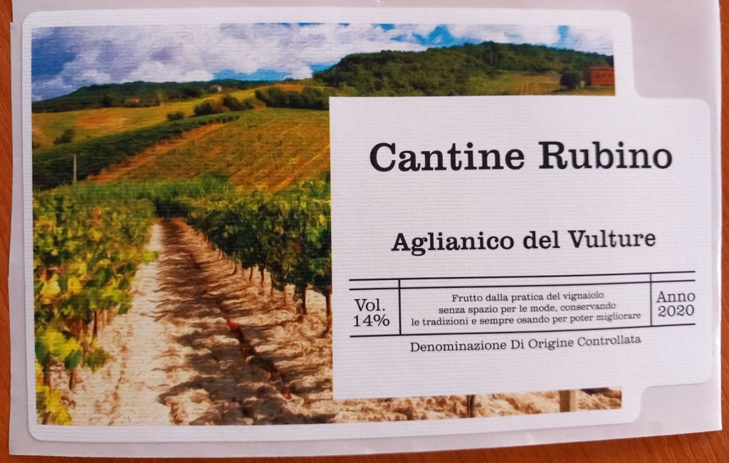 Цветен етикет за вино