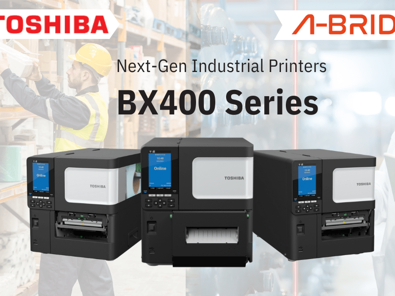 Toshiba разширява портфолиото си от 4-инчови индустриални етикетни принтери от ново&nbsp;поколение